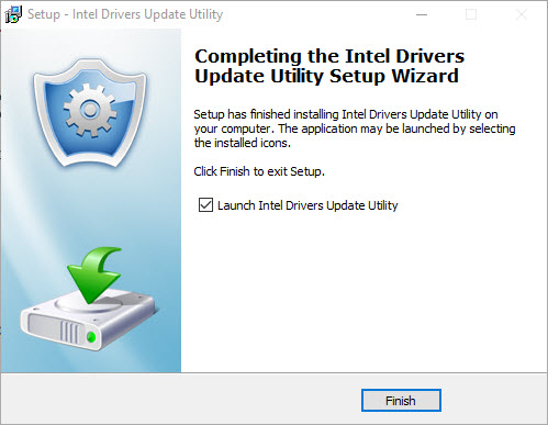 Cài đặt Intel Driver Update Utility