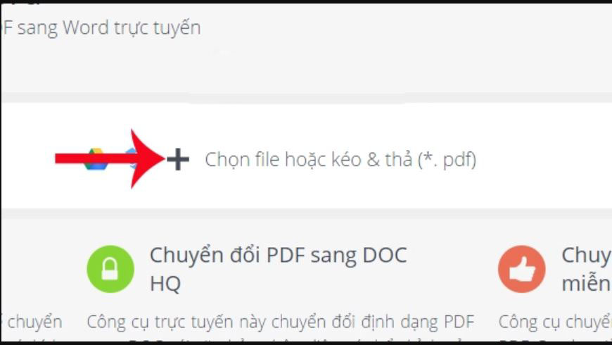 Chuyển đổi file PDF sang Word bằng PDF Candy online