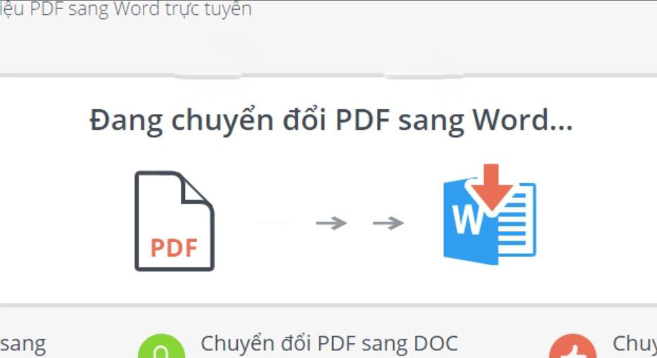Chuyển đổi file PDF sang Word bằng PDF Candy online