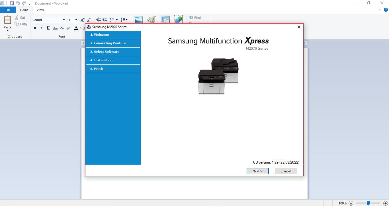 Samsung M2070fw Installation Software