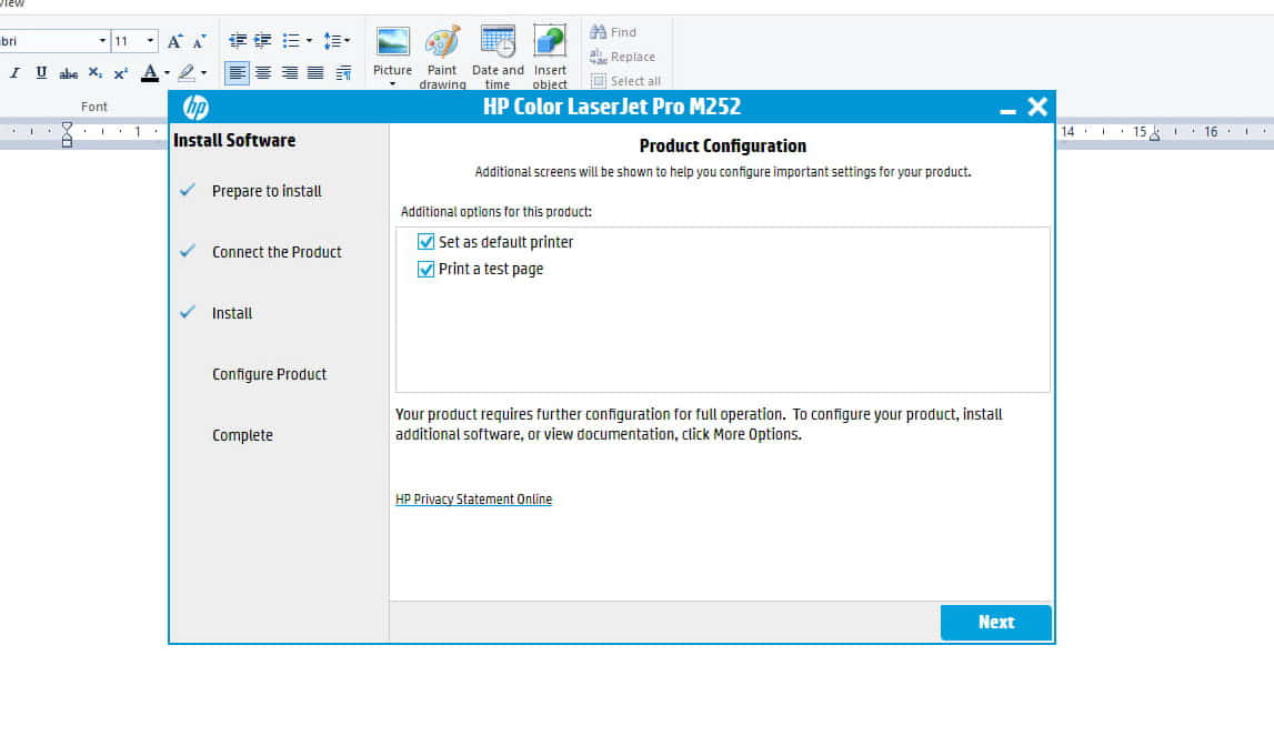 cai may in hp laserjet m252n3